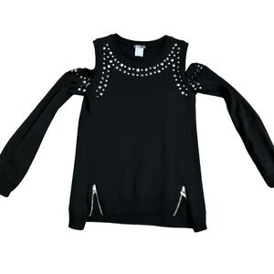 VENUS Elegant Black Studded  top